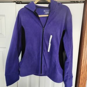 Tek Gear polar fleece full zip hoodie